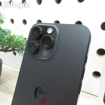 Apple iphone 16 Pro Max 256GB Black Titanium használt, szép állapot