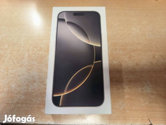Apple iphone 16 Pro Max Új Független Natúr 3 év Apple Garancia !