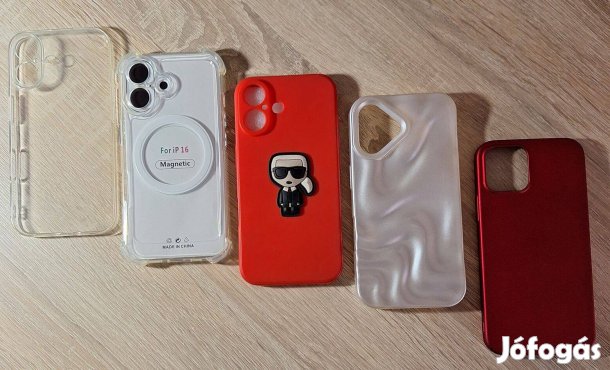 Apple iphone 16 Szilikon tok (új, 5 db)