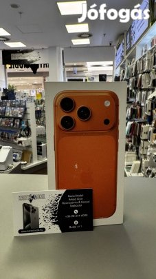 Apple iphone 17 Pro 256Gb, 36 hónap Garancia, Narancs Színben