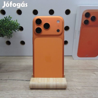 Apple iphone 17 Pro Cosmic Orange 256GB karcmentes 100% akku