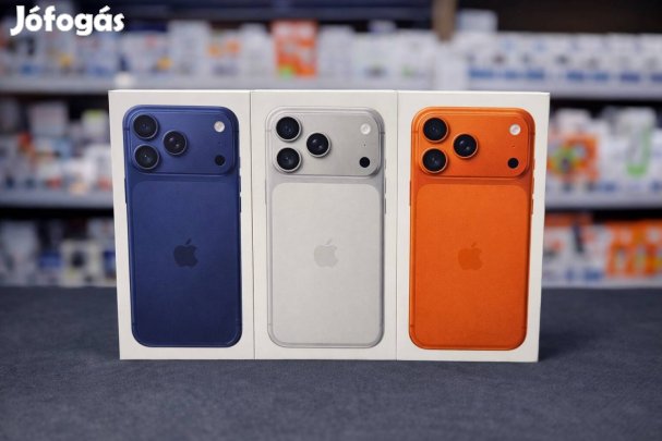 Apple iphone 17 Pro Max 256GB 12 Hónap Garancia,Bontatlan.