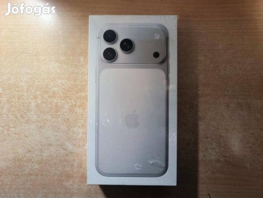 Apple iphone 17 Pro Max 256GB Független Új Silver Apple Garival !