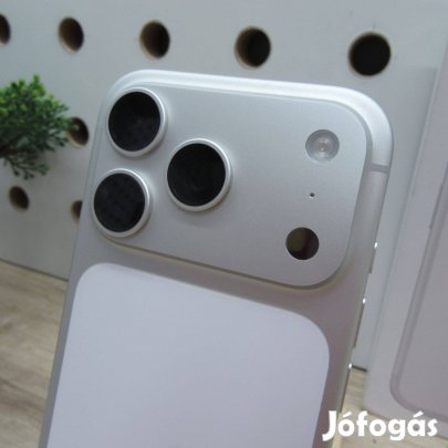 Apple iphone 17 Pro Silver 256GB karcmentes 100% akku 13 ciklus