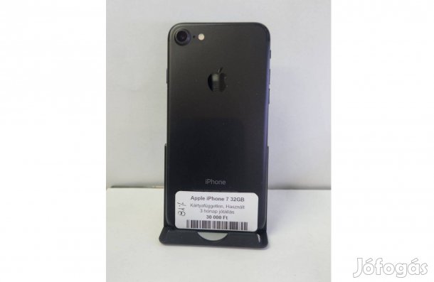 Apple iphone 7 32GB Független Jótállással - Fekete