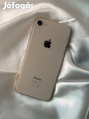 Apple iphone 8 64GB fehér 3 hónap garancia