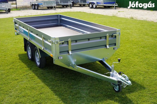 Április 30-ig akciós új alsókerekes 330x150cm-es utánfutó rendszámmal