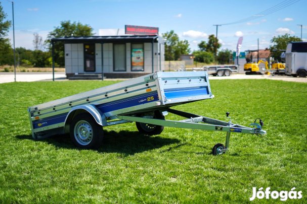 Áprilisi akció! Kecskeméten új utánfutó (250x135cm) - rendszámmal