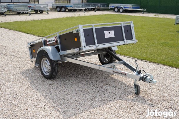Áprilisi akció! Új 200x132cm-es utánfutó Polgáron forgalomba helyezve