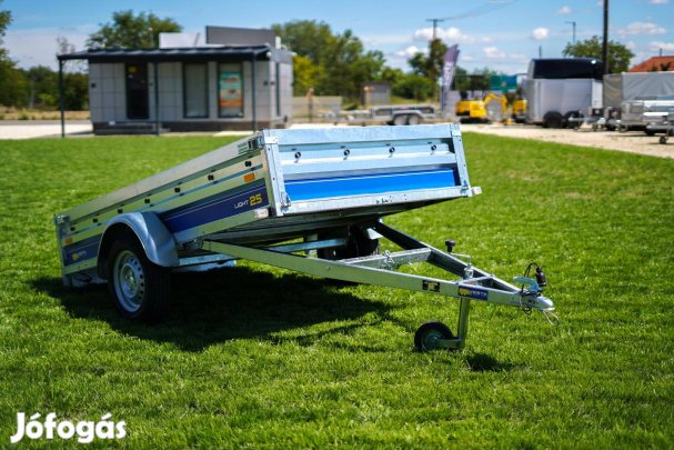 Áprilisi akció! Új Sebal - fék nélküli utánfutó (2.5x1.35m) +rendszám