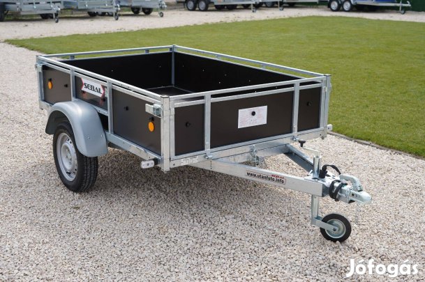 Áprilisi akcióval - fa oldalfalas billenős új utánfutó - rendszámmal