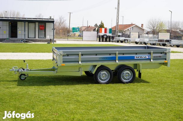 Áprilisi akcióval - új 3.3x1.5m-es alsókerekes utánfutó rendszámmal