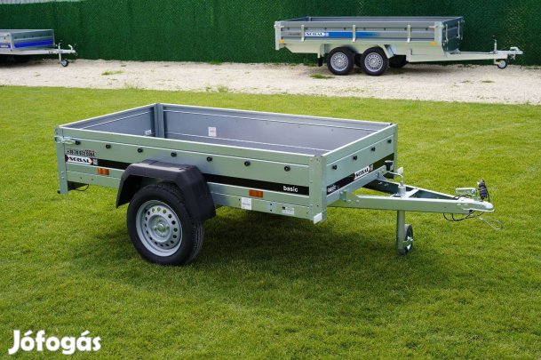 Áprilisi akcióval új 2x1m-es utánfutó forgalomba helyezve 390.000 Ft