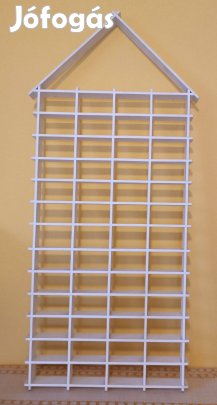 Apró "Gyűjtemény" Tartó Különleges Fehér Fali Polc (90x40 cm)