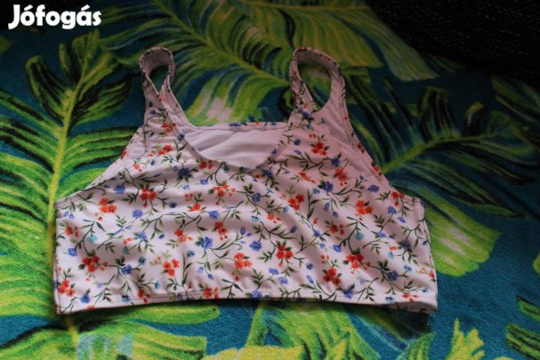 Apro virag mintas bikini felso, 40-es, Uj