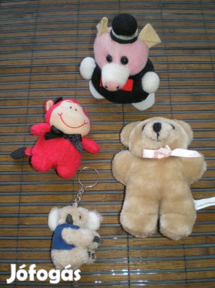 Aprócska, aranyos figurák, plüss, többféle ár/db