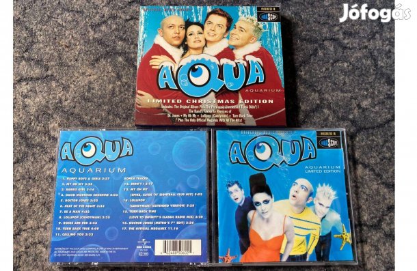 Aqua Aquarium CD Limited Christmas Edition CD ,Új,Posta megoldható