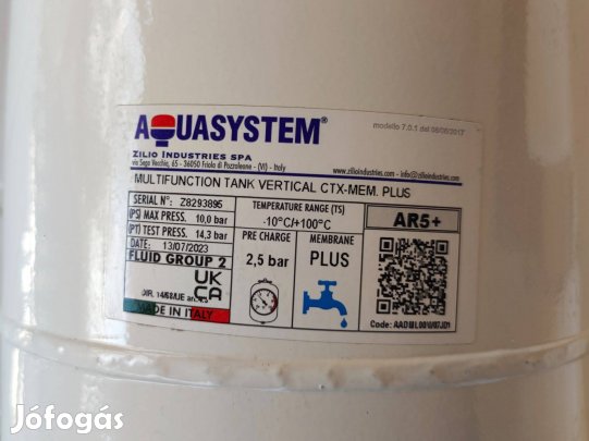 Aquasystem AR 5 HMV tágulási tartály 5l