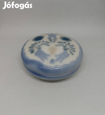 Aquincum porcelán Ékszertartó fedeles bonbonier"Ritka" !
