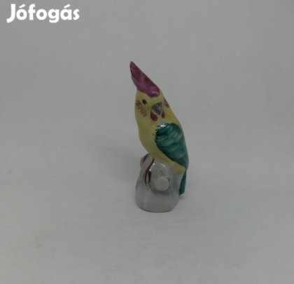 Aquincum porcelán Papagáj "Ritka"!