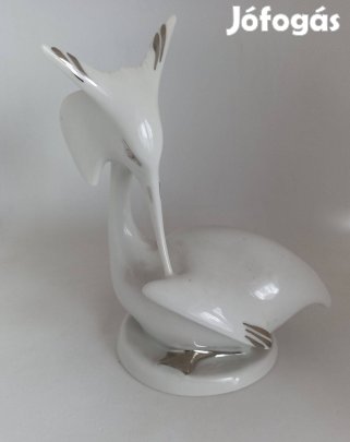 Aquincum porcelán art deco madár!