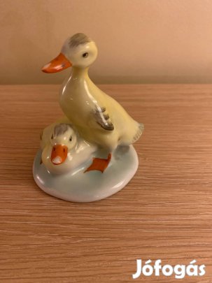 Aquincumi porcelán kacsa pár nipp