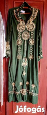 Arab diszes ruha zöld arannyal XL es 