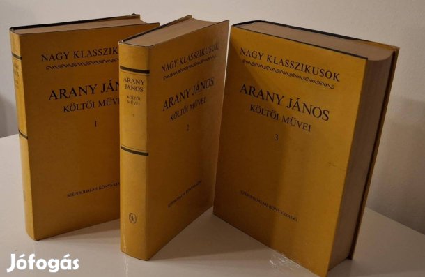 Arany János költői művei I-II-III kötet