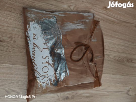 Arany bronzos ezüst női vékokny sportos pulcsika blúz