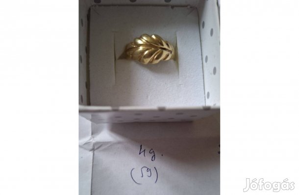 Arany gyűrű, 14 k, 4 gr, 59-es méretű
