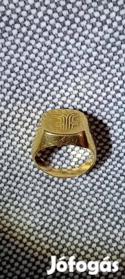 Arany pecsétgyűrű MATÁV logóval