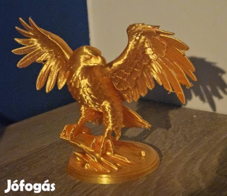 Arany sas 3D szobor