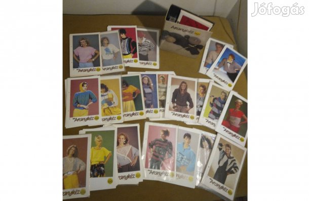 Aranykéz kötésminta sorozatok csomagban (1 gyűjtőmappával)