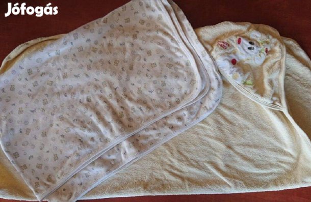 Aranyos pamut takaró és frotír törülköző, kifogó