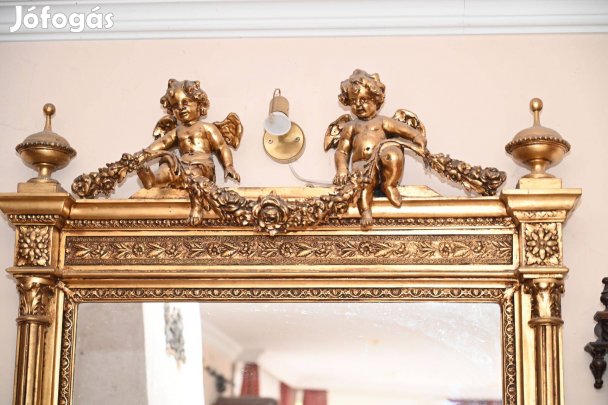 Aranyozott antik kastély tükör