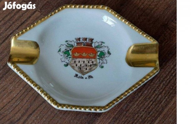 Aranyozott hamutartó Köln