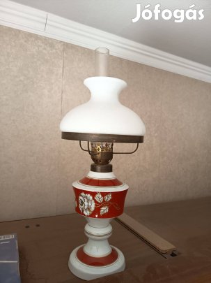 Aranyozott kézműves porcelán petróleum lámpa