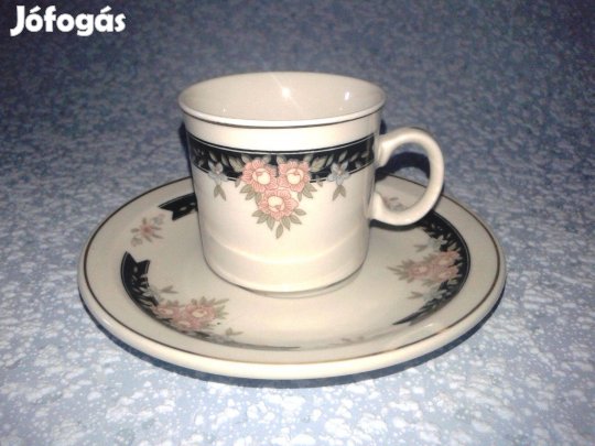 Aranyozott szélű porcelán kávés keszlet 6 db-os csak 2800,-Ft