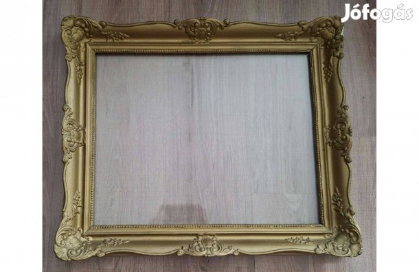 Aranyozott szép keret, kis hibával