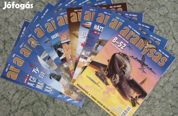 Aranysas magazin, 2002-2017 és 2021-2025, 21 teljes évfolyam