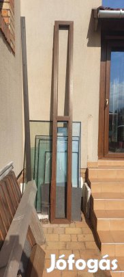 Aranytölgy 30 x 311 teraszajtó fölé felülvilágító fix ablak keret