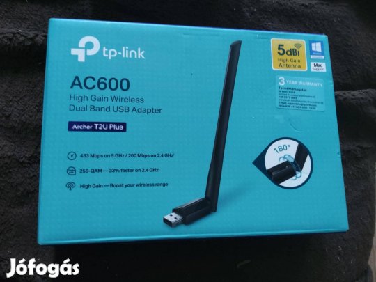 Archer T2U Nano AC600 Nano, Vezeték Nélküli USB Adapter eladó ár: 3e