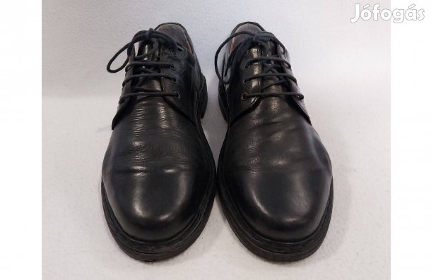 Arco férfi félcipő: 8,5 (42), hétköznapi derby, fekete, bőr