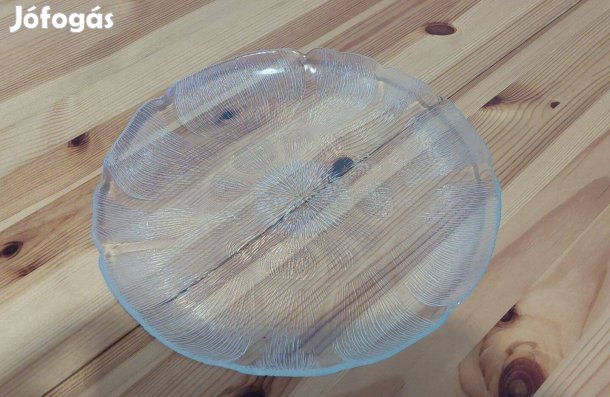 Arcoroc" márkájú süteményestál, tortatartó