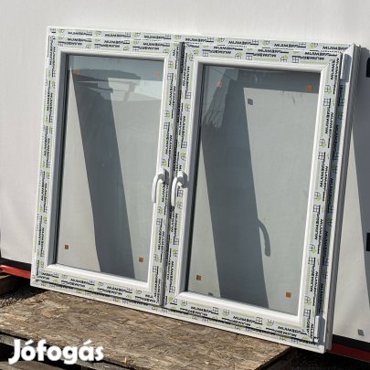 Árcsökkenés Új műanyag kétszárnyú ablak 160 x 130