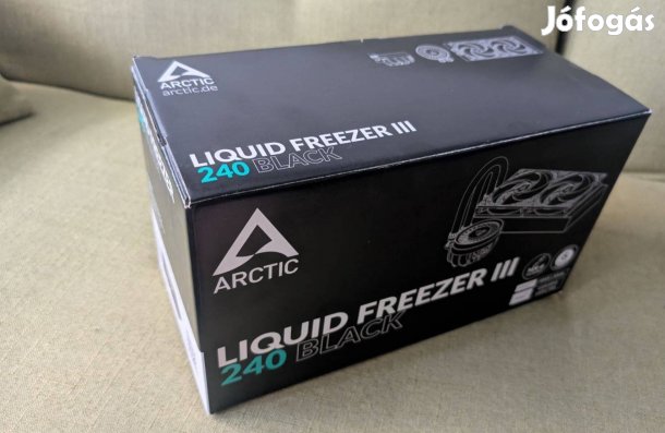 Arctic Cooling Liquid Freezer III 240 fekete CPU vízhűtő