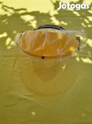 Arcvédő plexi álarc