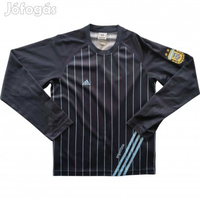 Argentin válogatott 2006-07 Adidas training hosszú ujjú foci mez XS-es