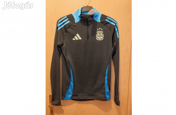 Argentin válogatott eredeti adidas szürke cipzáras nyakú felső (XS)