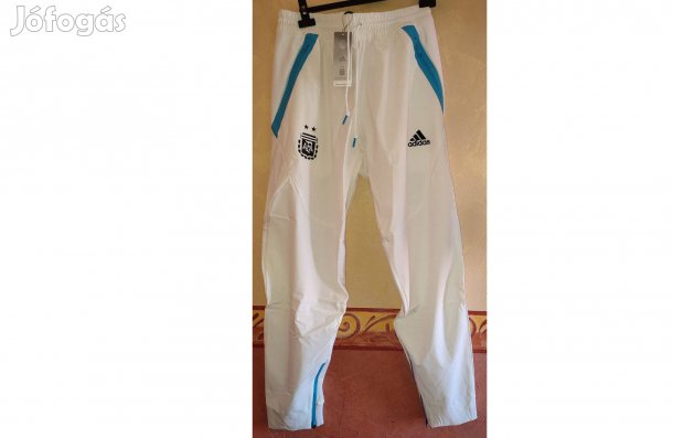 Argentin válogatott eredeti fehér adidas hosszú nadrág (több méret)